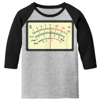 Swr Meter Amateur Ham Radio Novelty Distressed Youth 3/4 Sleeve | Artistshot