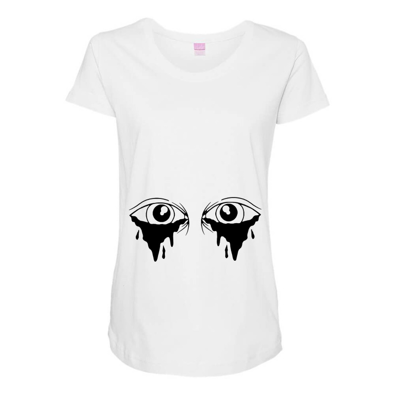 Eyes Maternity Scoop Neck T-shirt | Artistshot