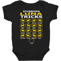 Limited Edition Stubborn Luna Akita Dog Tricks Pet Lovers Baby Bodysuit | Artistshot