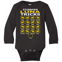 Limited Edition Stubborn Luna Akita Dog Tricks Pet Lovers Long Sleeve Baby Bodysuit | Artistshot