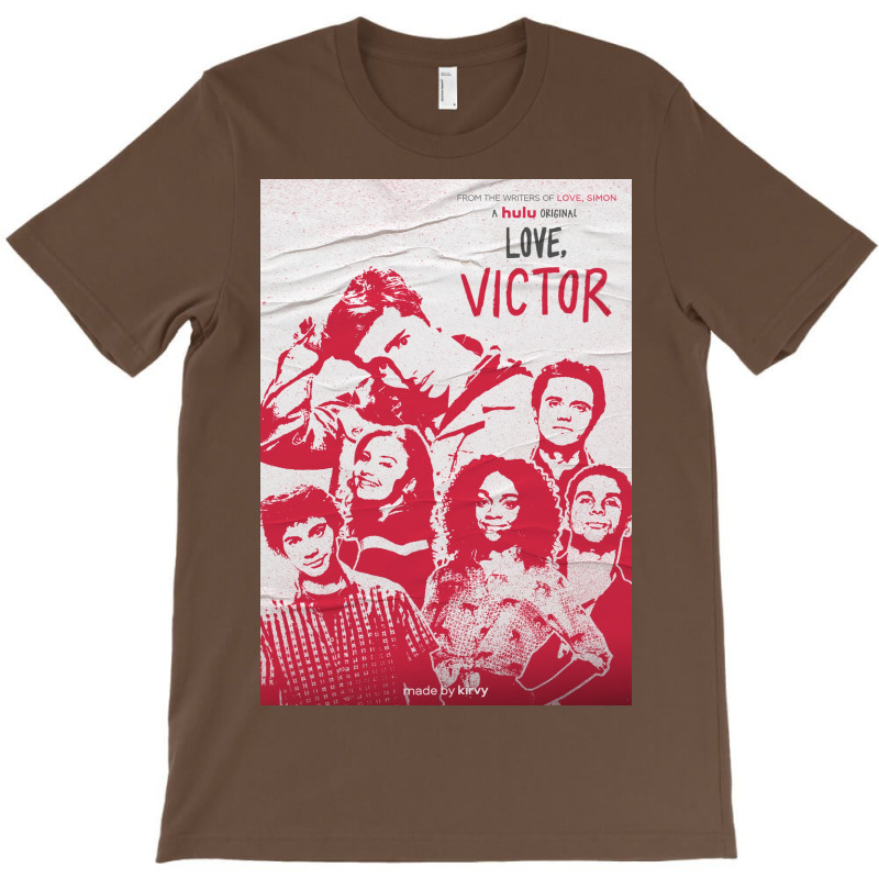 Love Victor Cast Poster Green T-shirt | Artistshot