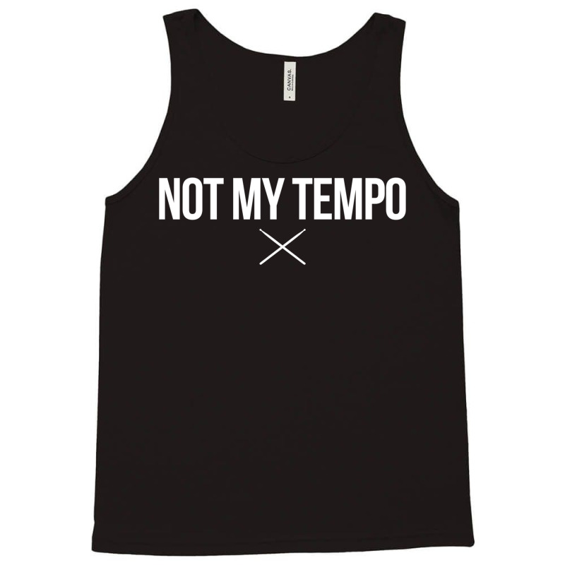 Whiplash Not My Tempo White Clean  T Tank Top by tintesbaxhiau | Artistshot