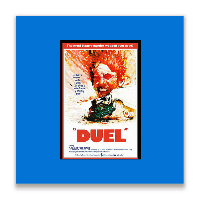 Duel  T Love Metal Print Square | Artistshot