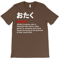 Otaku Noun Meaning Of Word Otaku White Version   Travel T-shirt | Artistshot