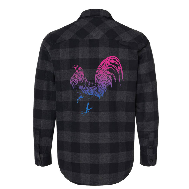 Ombre Game Fowl Cockfight Flannel Shirt by sromydivlevn | Artistshot