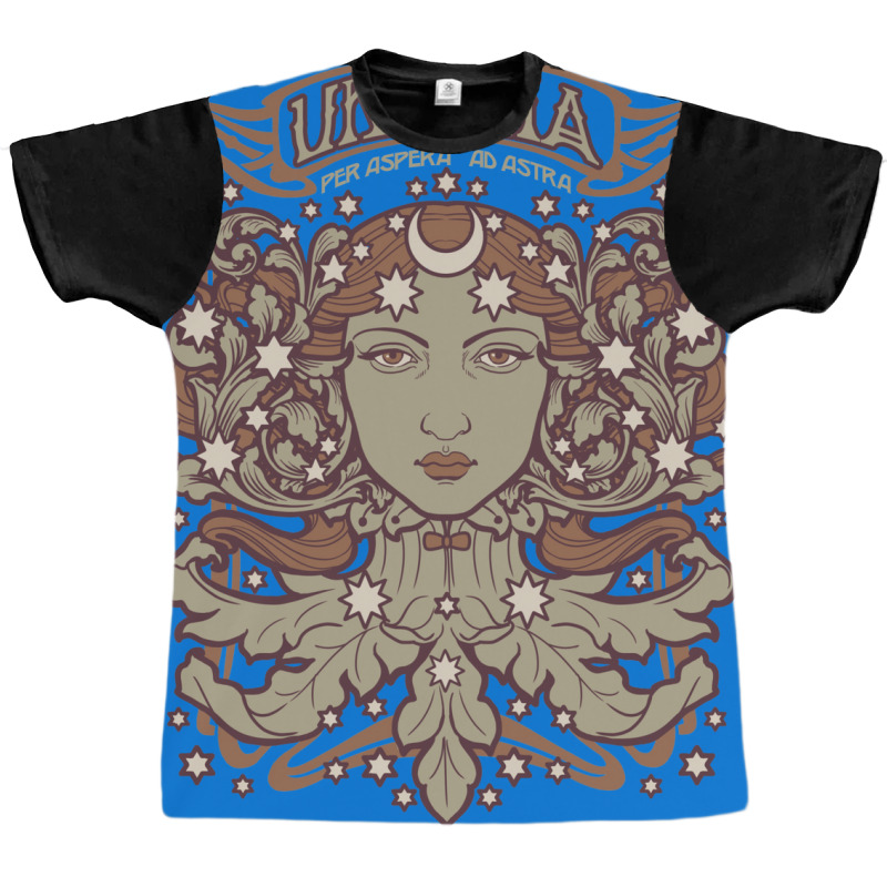 Urania Per Aspera Ad Astra Vintage Relaxed Fit  Hipster Graphic T-shirt | Artistshot