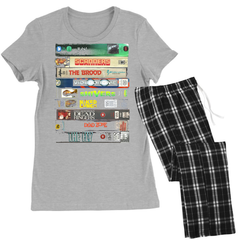 Cronenberg Vhs Collection  T Girl Women's Pajamas Set by roeliedavao | Artistshot