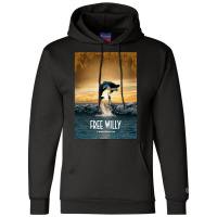 Free Willy  T Blue Champion Hoodie | Artistshot