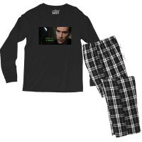 Q The Matrix There Is No Spoon Men's Long Sleeve Pajama Set | Artistshot