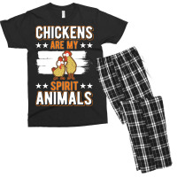 Limited Edition Chickens Spirit Animal Chicken-56wqo Men's T-shirt Pajama Set | Artistshot