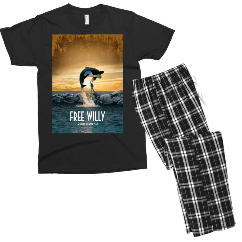 Free Willy  T Nostalgia Men's T-shirt Pajama Set | Artistshot