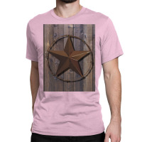 Primitive Barn Wood Brown Star   Vintage Funny Classic T-shirt | Artistshot