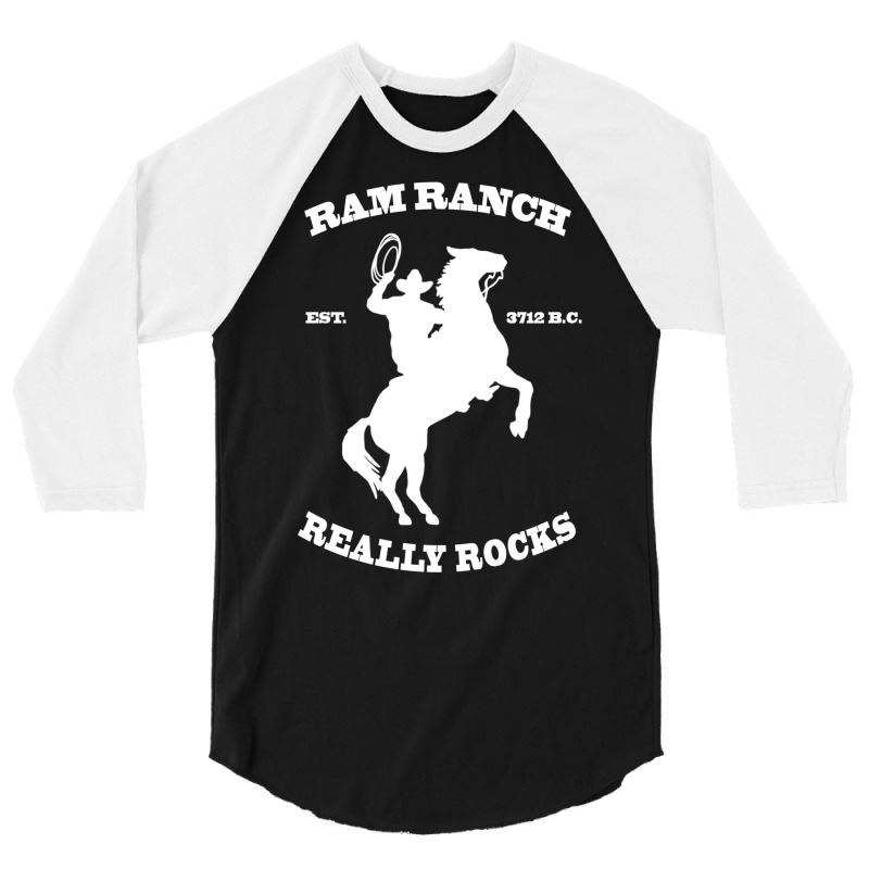 Ram Ranch  Design   Travel Hipster Cool 3/4 Sleeve Shirt by alheklupsm | Artistshot