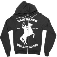 Ram Ranch  Design   Travel Hipster Cool Zipper Hoodie | Artistshot