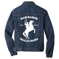 Ram Ranch  Design   Travel Hipster Cool Men Denim Jacket | Artistshot