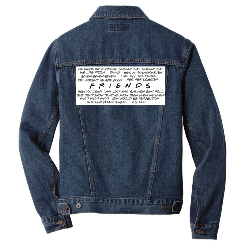 Quotes Poster Aesthetic Men Denim Jacket | Artistshot