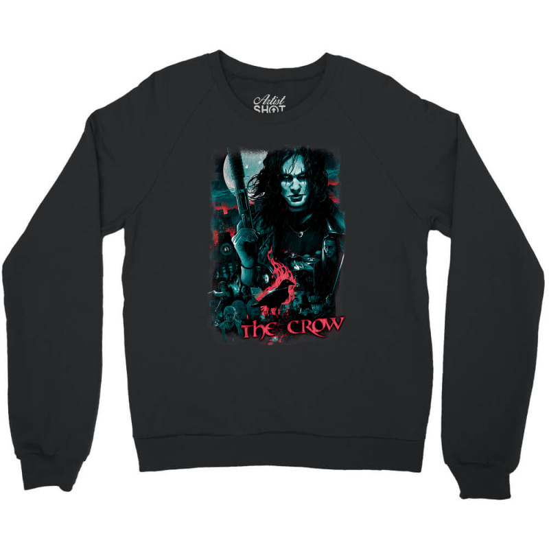 City Of Angels The Crow Crewneck Sweatshirt by OrvilleBudiao | Artistshot