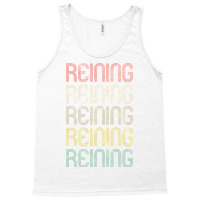 Retro Style Reining Design   Funny Yellow Tank Top | Artistshot