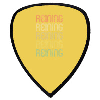 Retro Style Reining Design   Funny Yellow Shield S Patch | Artistshot