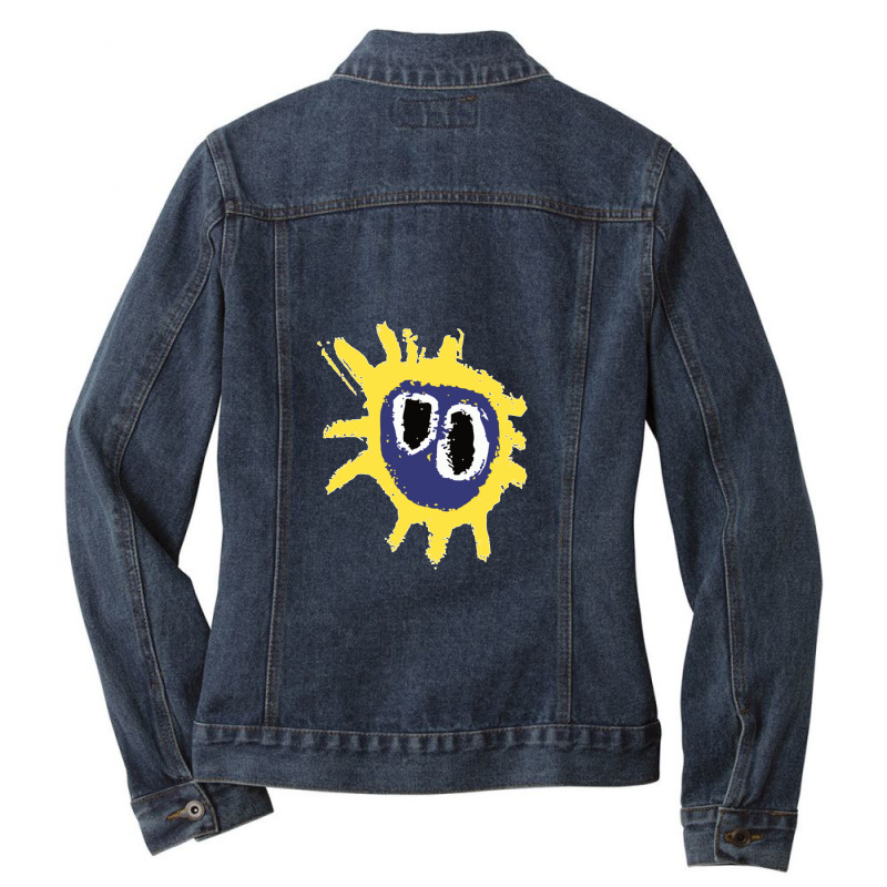 Screamadelica Primal Ladies Denim Jacket by HECTORNVAZQUEZ | Artistshot