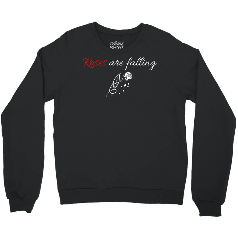 Red Orville Peck Roses Are Falling Lyrics   Red Humor Crewneck Sweatshirt by alheklupsm | Artistshot