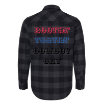 Rootin Rootin Cowboy Cat   Music Hippie Flannel Shirt | Artistshot