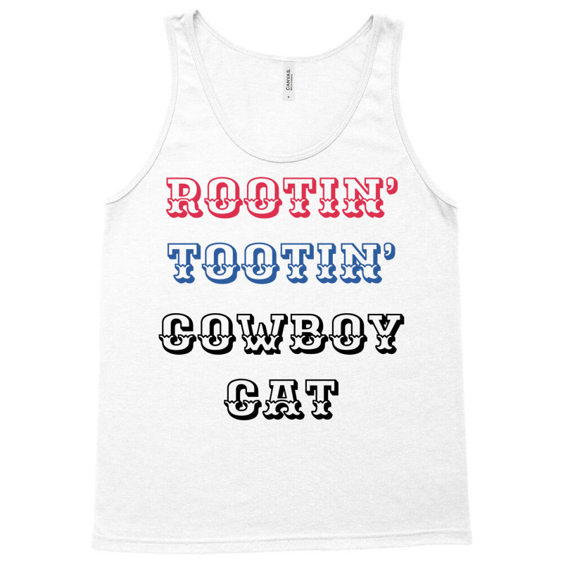 Rootin Rootin Cowboy Cat   Music Hippie Tank Top by alheklupsm | Artistshot