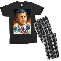 Jean Paul Belmondo Painting Portrait  T Stars Men's T-shirt Pajama Set | Artistshot