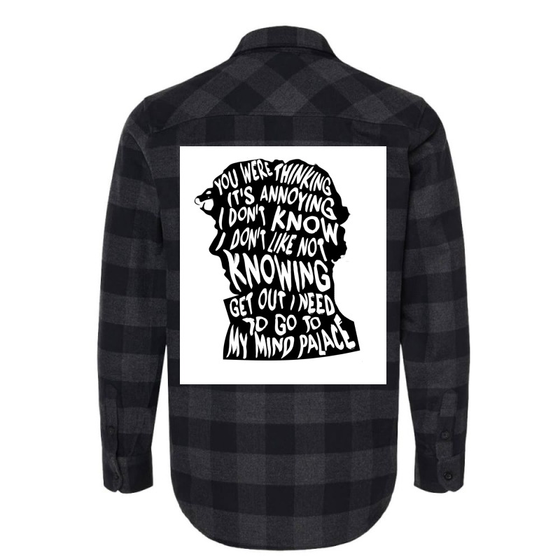 Sherlockx27s Mind Poster Nostalgia Flannel Shirt by maunesebekb | Artistshot