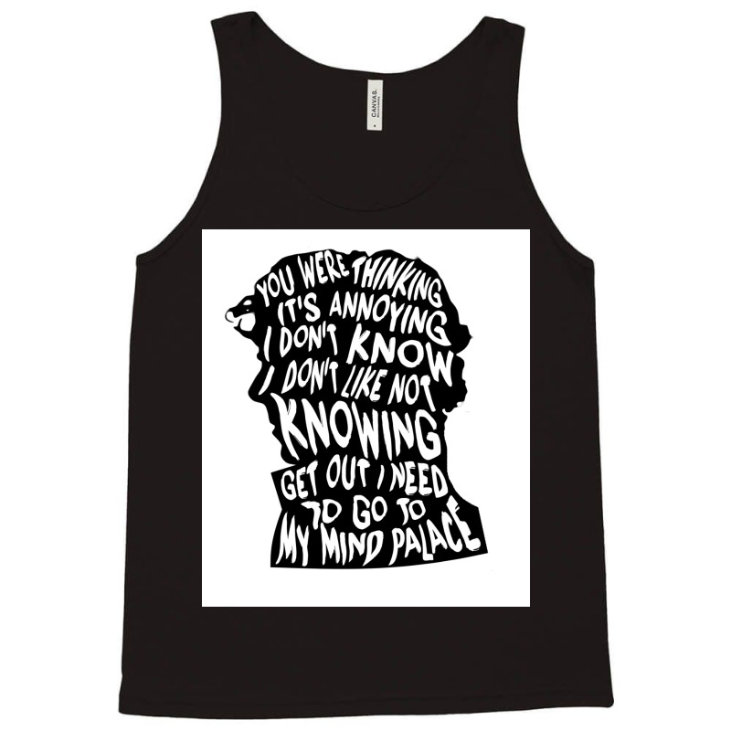 Sherlockx27s Mind Poster Nostalgia Tank Top by maunesebekb | Artistshot