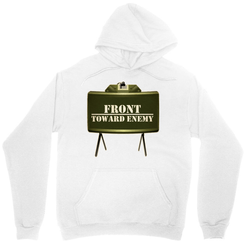 Front Toward Enemy Distressed Claymore Mine Military Unisex Hoodie | Artistshot