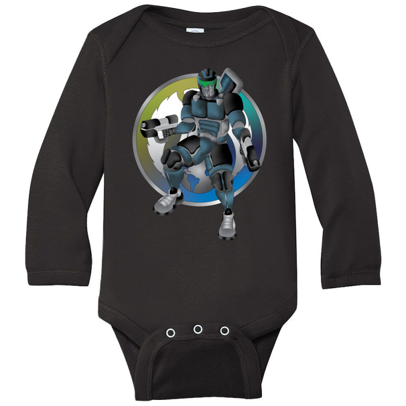 Legendary Futuristic Super Soldier - Gu – 8 Long Sleeve Baby Bodysuit by RonaldLagman | Artistshot