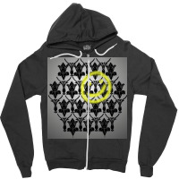 Smiley Face Poster Cool Zipper Hoodie | Artistshot