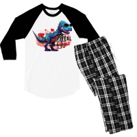 I Steal Heart Funny Dinosaur Valentines Day T Shirt Men's 3/4 Sleeve Pajama Set | Artistshot