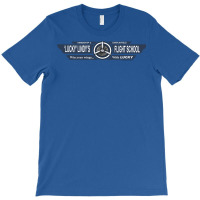 Lucky Lindys Flight School  T Red T-shirt | Artistshot