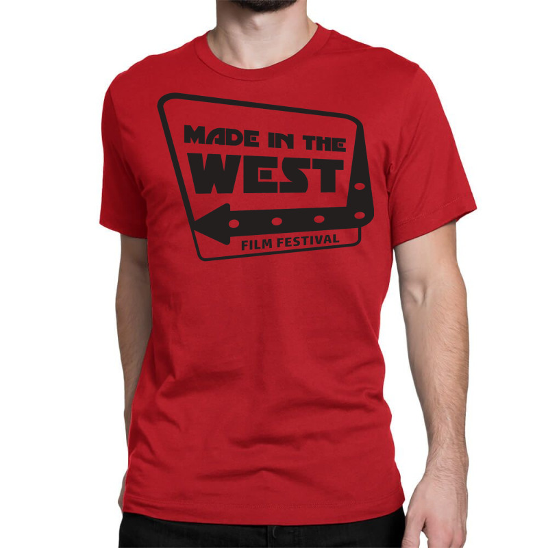 Made In The West Film Festival  Black On White  T Hipster Classic T-shirt | Artistshot