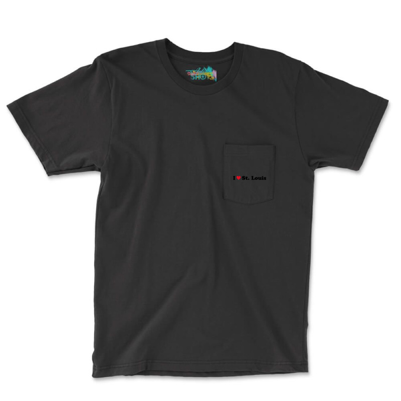 Limited Edition I Love St Louis Pocket T-Shirt by Box Bingham | Artistshot