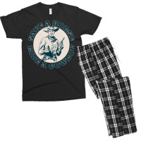 Save A Horse Ride A Cowboy   Love 80s Men's T-shirt Pajama Set | Artistshot