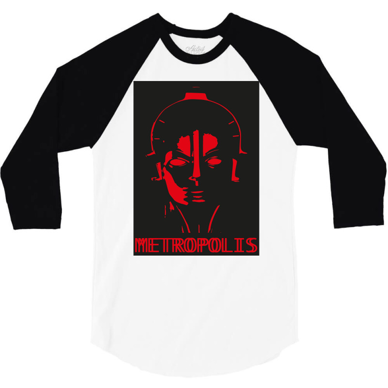 Metropolis Minimal Print  T Travel 3/4 Sleeve Shirt | Artistshot