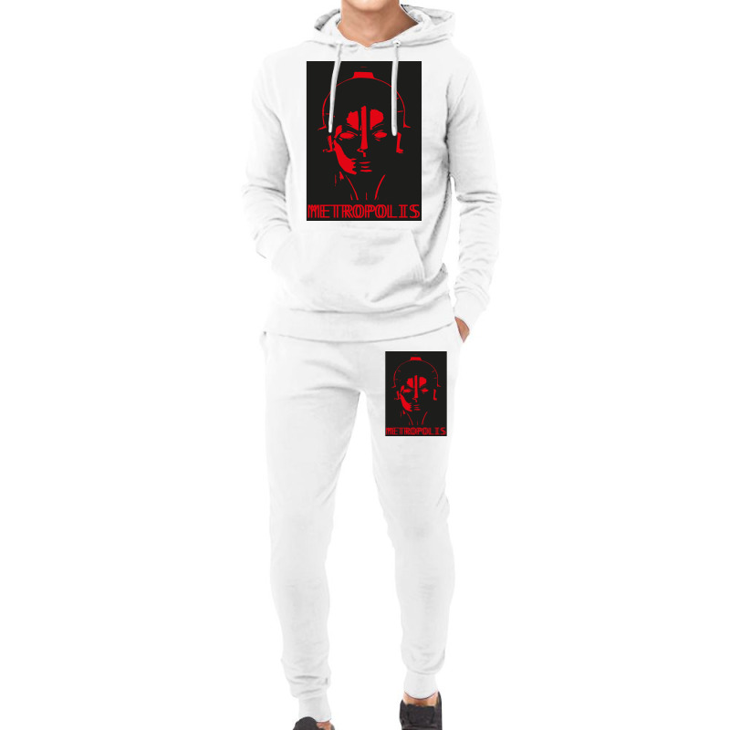 Metropolis Minimal Print  T Travel Hoodie & Jogger Set | Artistshot