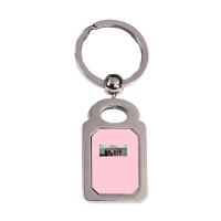 Lisola Delle Rose  T Music Silver Rectangle Keychain | Artistshot