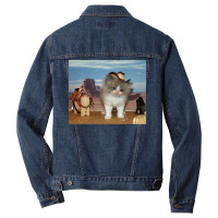 Screaming In Yeehaw   Music Stars Men Denim Jacket | Artistshot