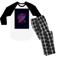 See You In The Stars   Red Humor Men's 3/4 Sleeve Pajama Set | Artistshot