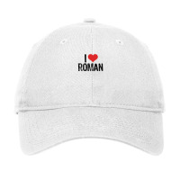 I Love Roman Adjustable Cap | Artistshot