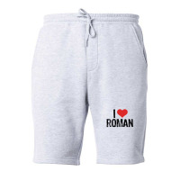 I Love Roman Fleece Short | Artistshot