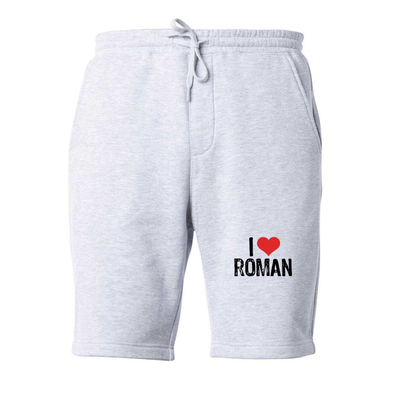 I Love Roman Fleece Short by yenalsardao | Artistshot