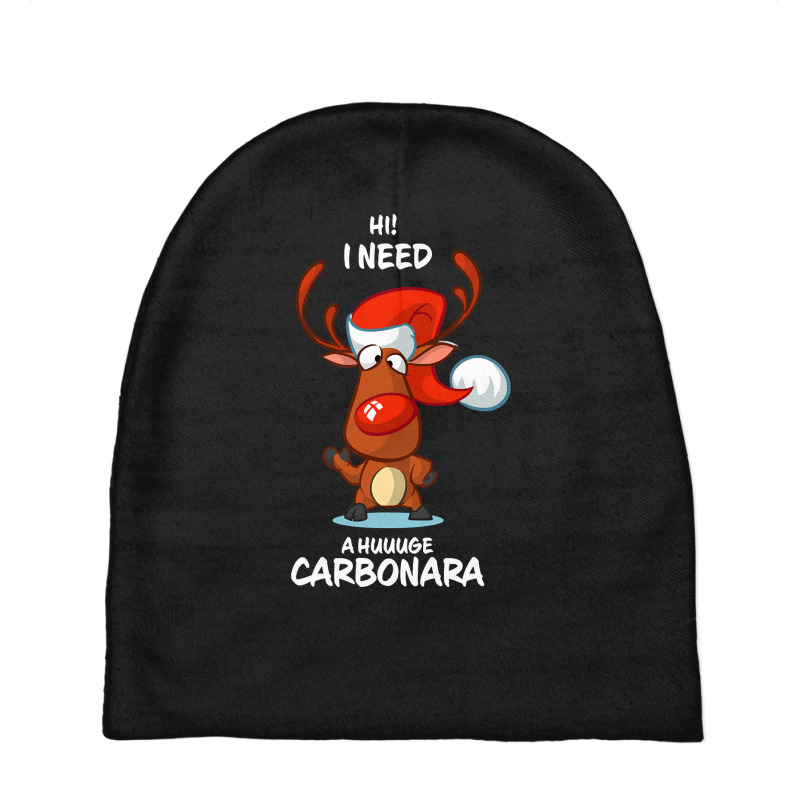 Trending I Need A Huge Carbonara Reindeer Matching Group Present Xmas Baby Beanies by Box Bingham | Artistshot