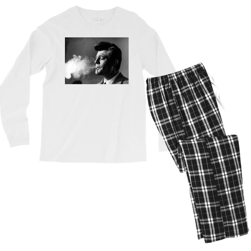 Marcello Mastroianni  T Hippie Men's Long Sleeve Pajama Set | Artistshot