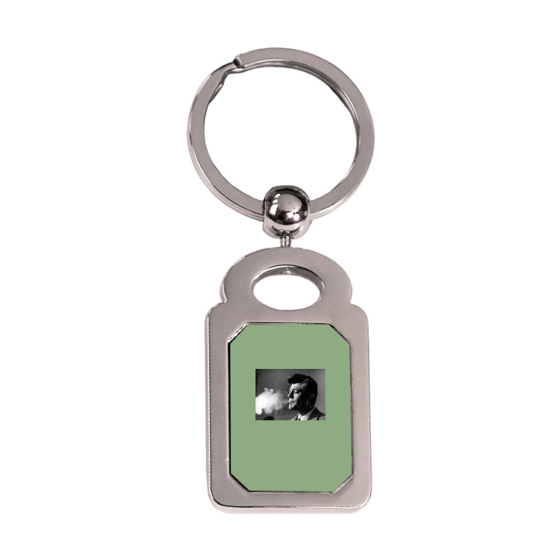 Marcello Mastroianni  T Hippie Silver Rectangle Keychain | Artistshot