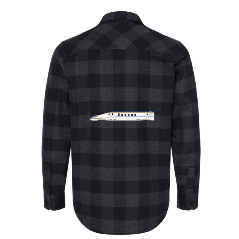 Shinkansen E7 Series Side View Flannel Shirt | Artistshot